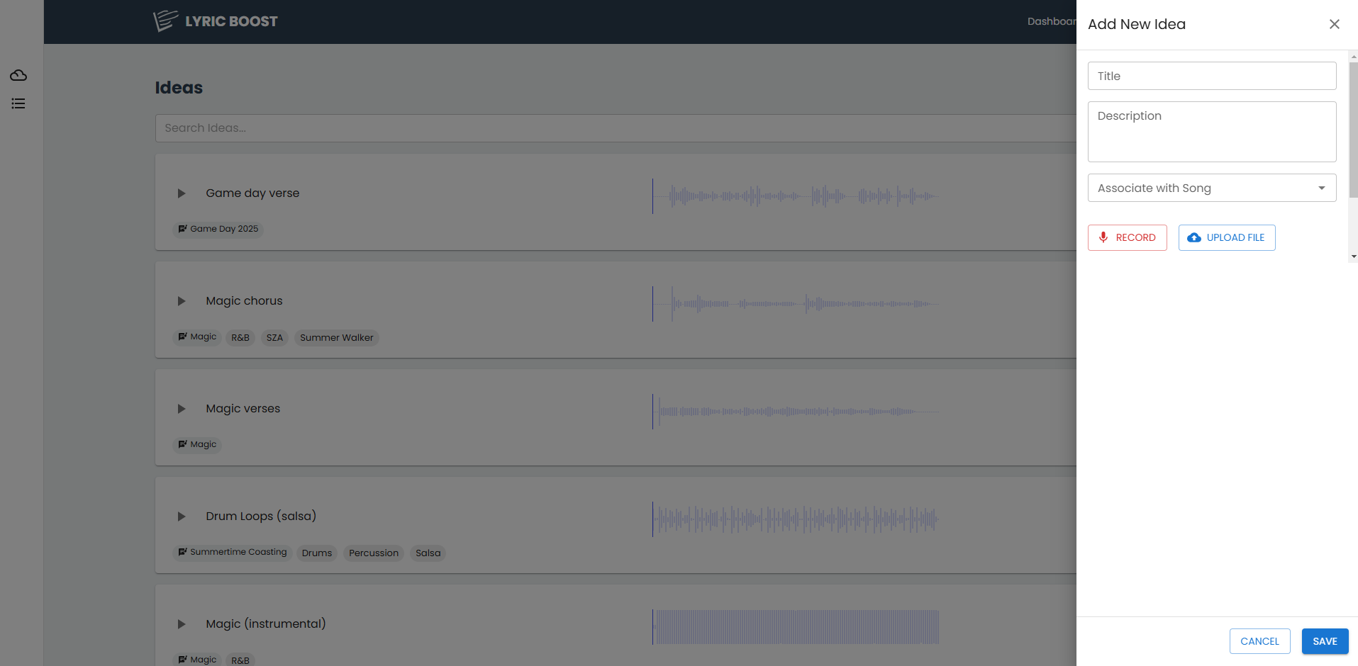 Turn ideas into full tracks, ready for the studio